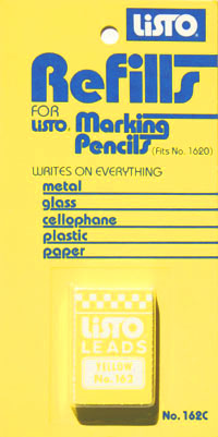 Wax Lead Replacements for Pencil -- Yellow