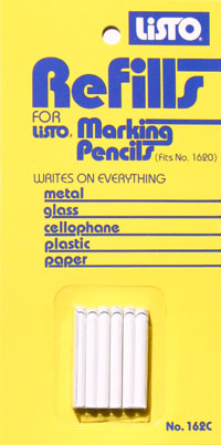 Wax Lead Replacements for Pencil -- White